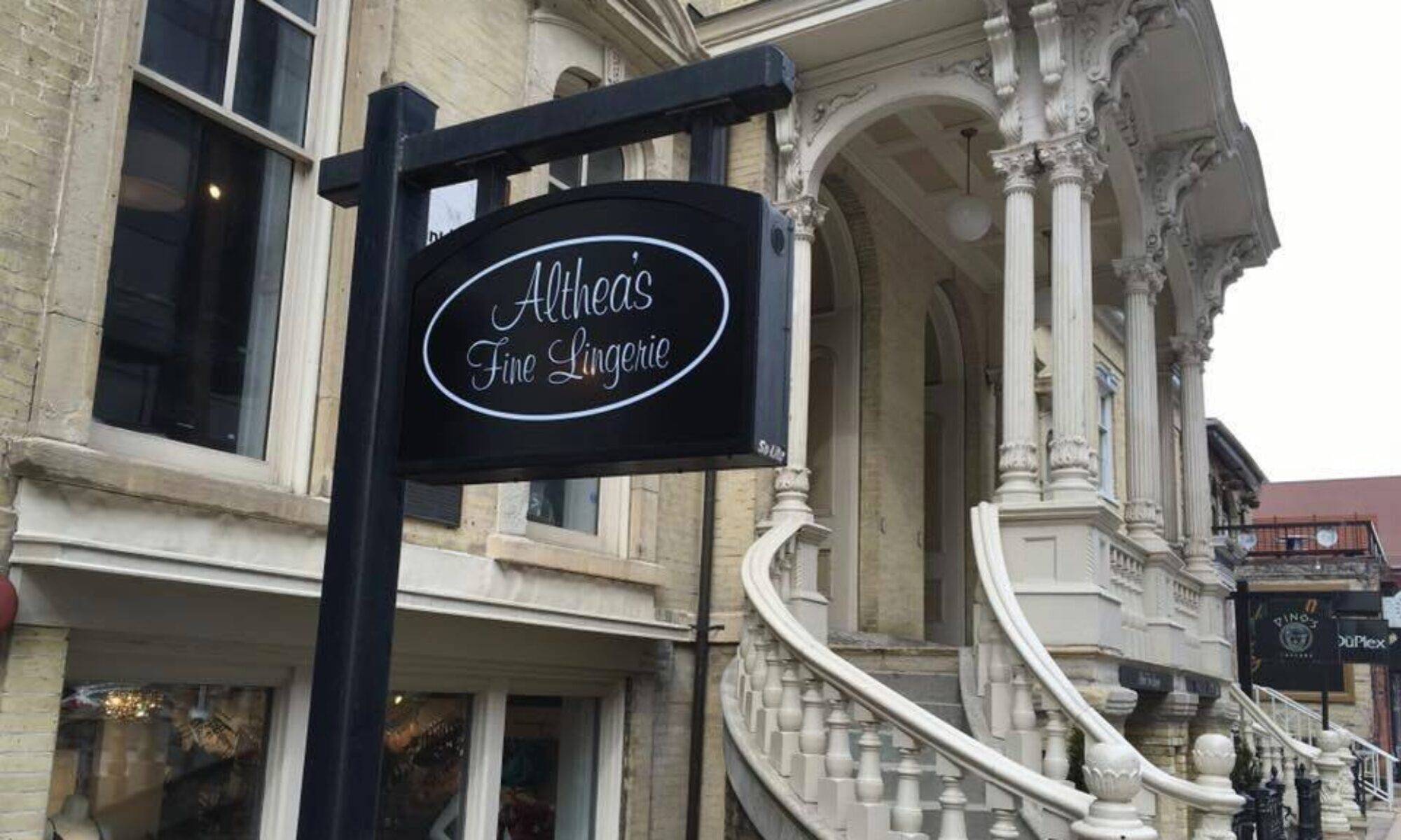 althea's fine lingerie store