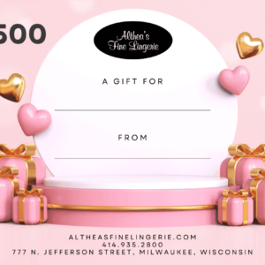 lingerie gift certificate