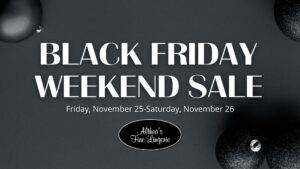 black friday sale at althea's fine lingerie