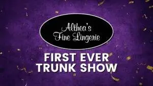 lingerie trunk show graphic