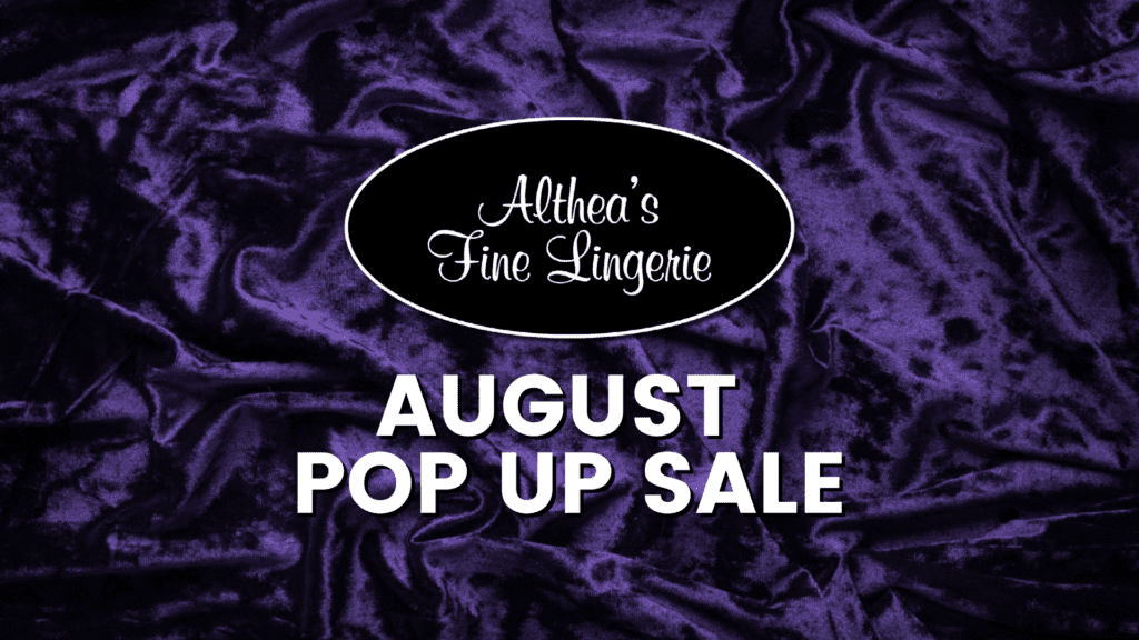 August Pop Up Lingerie Sale
